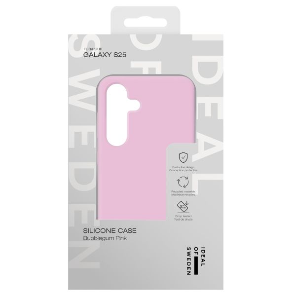 iDeal of Sweden Silikon Case für das Galaxy S25 - Bubblegum Pink