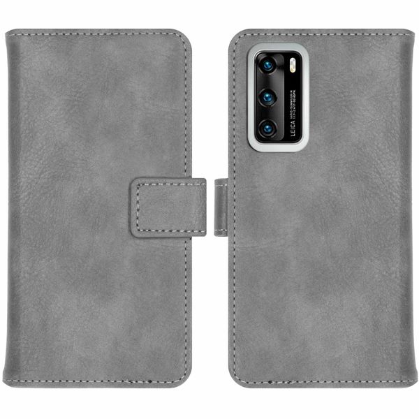 imoshion Luxuriöse Klapphülle Huawei P40 - Grau
