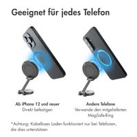 imoshion Handyhalterung für das Auto mit MagSafe - Kabelloses Ladegerät - Armaturenbrett - Schwarz