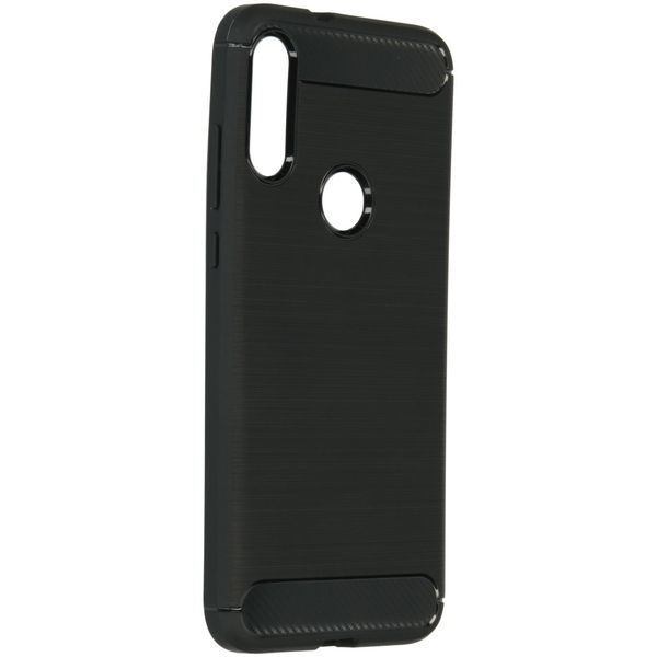 Brushed TPU Case Schwarz für das Motorola Moto E7