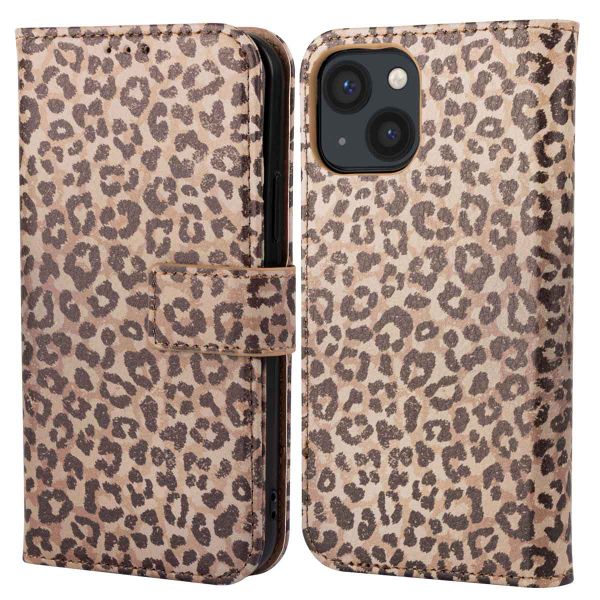 imoshion Design Klapphülle iPhone 13 - Leopard Mood