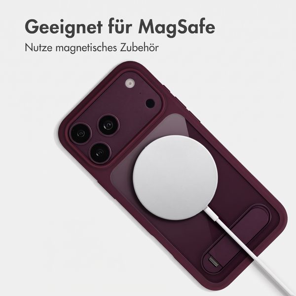Accezz Hold Backcover mit MagSafe Apple iPhone 18 Pro Max / 17 Pro Max - Dark Cherry