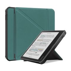 imoshion Klappbare Klapphülle für das Kobo Libra Colour - Dunkelgrün