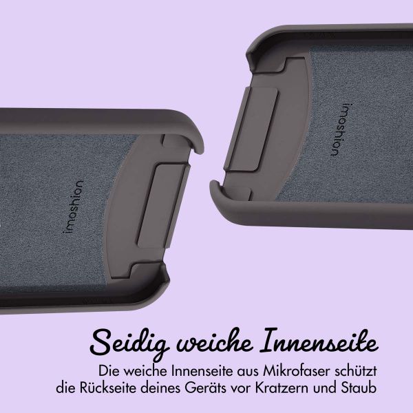 Personalisierte Color Backcover MagSafe mit abtrennbarem Band und Polaroid für iPhone 13 - Black Coffee