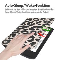 imoshion Design Slim Soft Case Sleepcover Pocketbook Verse / Verse Pro / Verse Pro Color / Vivlio Light / Light HD - Leopard