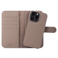 Holdit Wallet Case Magnet Plus für das iPhone 15 Pro - Mocha Brown