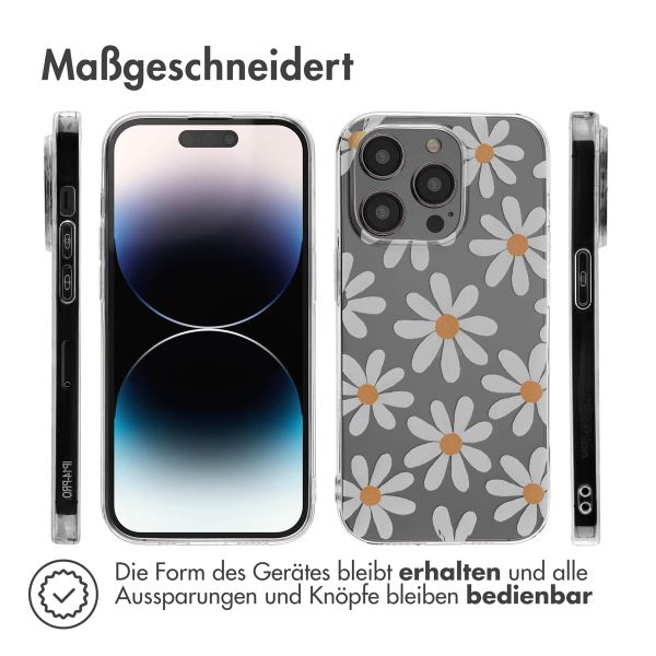 imoshion Design Hülle für das iPhone 14 Pro - Daisy flower