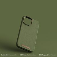 Njorð Collections Wildleder Comfort+ Case für das iPhone 14 Pro - Olive