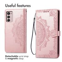 imoshion Mandala Klapphülle für das Motorola Moto G42 - Rose Gold
