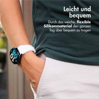 imoshion Flexibles Silikonarmband - Universeller 20-mm-Anschluss - Weiß
