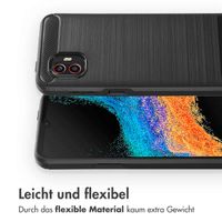 imoshion Brushed Back Cover Samsung Galaxy Xcover 6 Pro - Schwarz