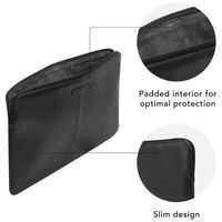 dbramante1928 Skagen Pro - Laptop Hülle 14 Zoll - Laptop Sleeve - Echtes Leder - Apple MacBook Air 15 Zoll - Black