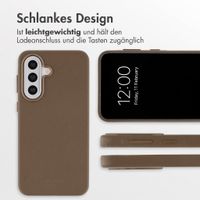 Accezz MagSafe Leather Backcover Samsung Galaxy A57 (5G) - Kaffeebraun