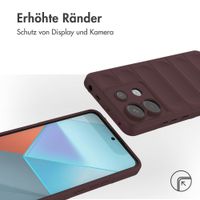 imoshion EasyGrip Back Cover für das Xiaomi Redmi Note 13 Pro (5G) - Aubergine