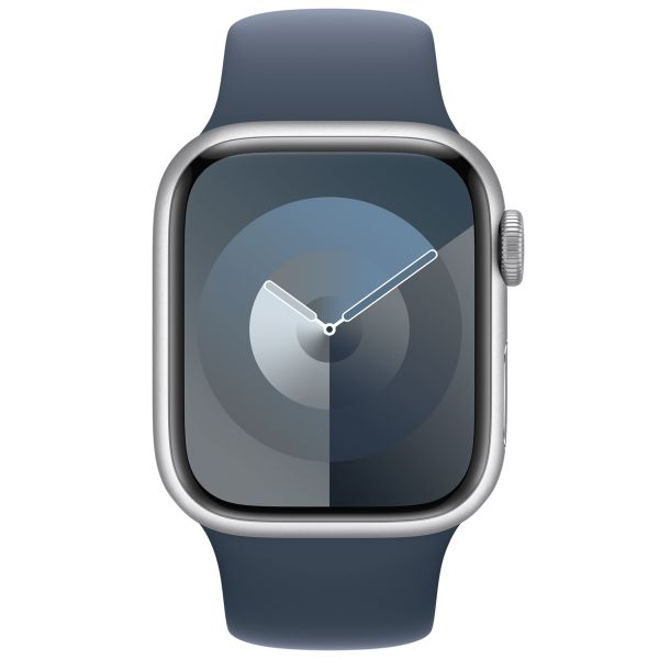 Apple Sport Armband für das  Apple Watch Series 1 t/m 9 / SE (38/40/41 mm) | Series 10 / 11 (42 mm) - Größe M/L - Storm Blue