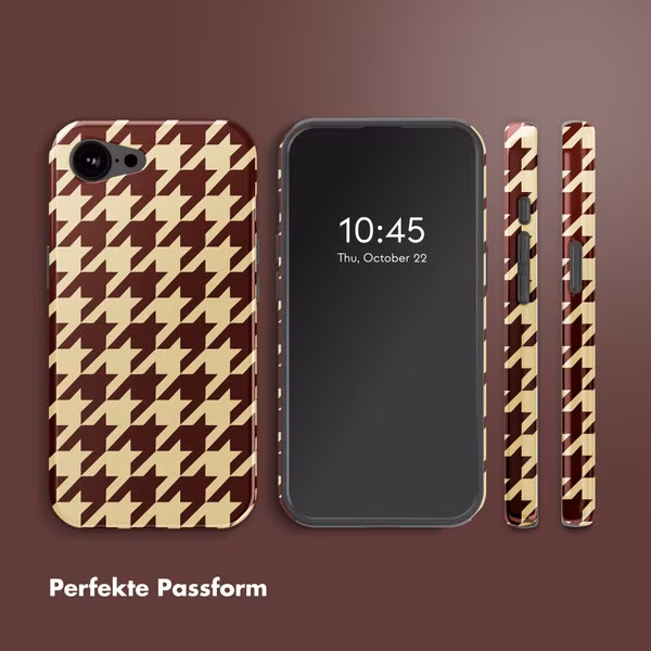 Selencia Vivid Rückabdeckung mit MagSafe Apple iPhone 16e - Pied-de-Poule