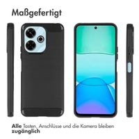 imoshion Brushed Back Cover für das Xiaomi Redmi 13 - Schwarz