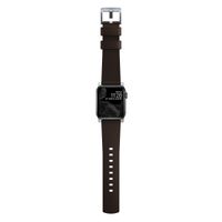 Nomad Active Pro Armband für das  Apple Watch Series 1 t/m 11 / SE / Ultra (44/45/46/49 mm) - Brown / Silver