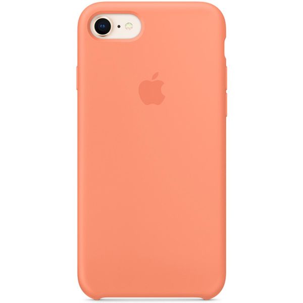 Apple Silikon-Case iPhone SE (2022 / 2020) / 8 / 7 - Peach