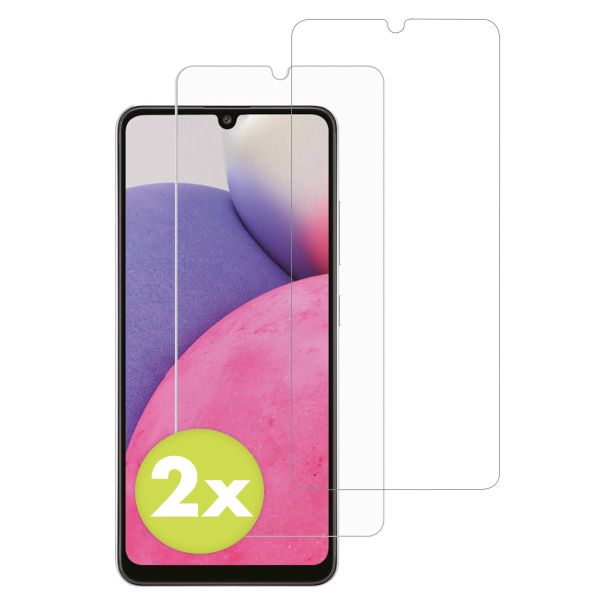Accezz Displayschutz 2er-pack aus gehärtetem Glas Samsung Galaxy A33