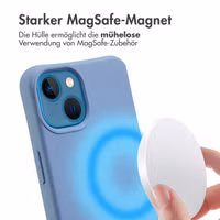 imoshion Color Backcover mit abnehmbarem Handykette und MagSafe Apple iPhone 13 - Ash Blue
