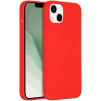 Accezz Liquid Silikoncase mit MagSafe für das iPhone 14 Plus - Rot