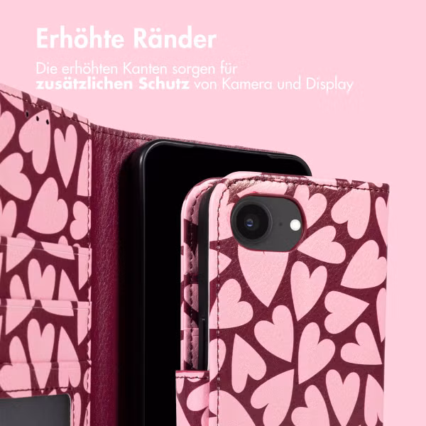 imoshion Design Klapphülle Apple iPhone 16e - Hearty Blush