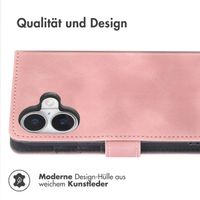 imoshion Klapphülle mit Kordel Apple iPhone 16 - Roze