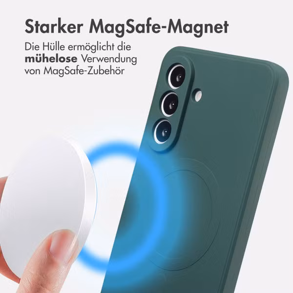 imoshion Color Back Cover mit MagSafe Samsung Galaxy A56 - Dunkelgrün