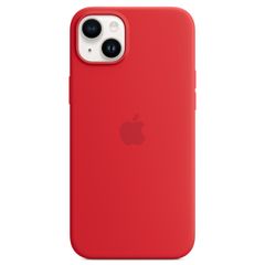 Apple Silikon-Case MagSafe für das Apple iPhone 14 Plus - Rot