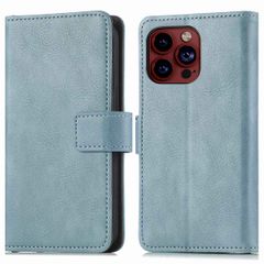 imoshion Luxuriöse Klapphülle Apple iPhone 15 Pro - Hellblau