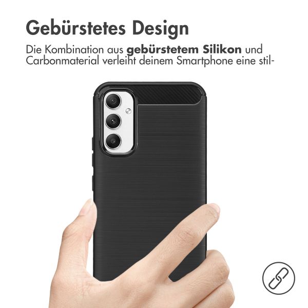 imoshion Brushed Back Cover für das Samsung Galaxy A34 (5G) - Schwarz