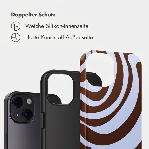 Selencia Vivid Back Cover Apple iPhone 13 - Dream Swirl Chocolate