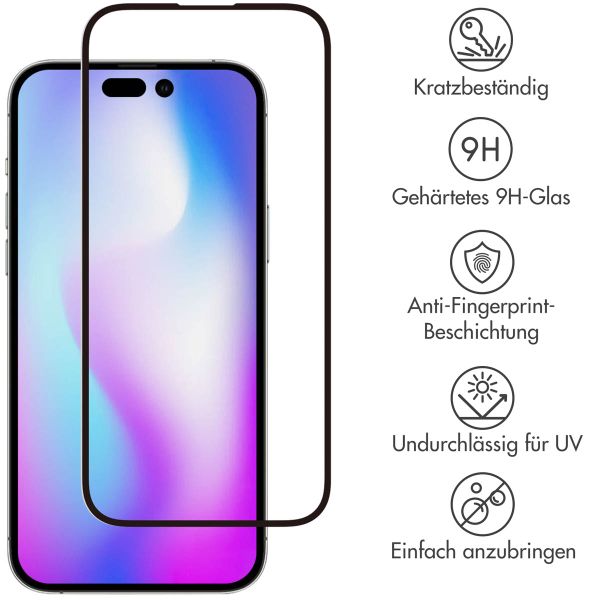 Selencia Premium Screen Protector aus gehärtetem Glas für das Apple iPhone 14 Pro