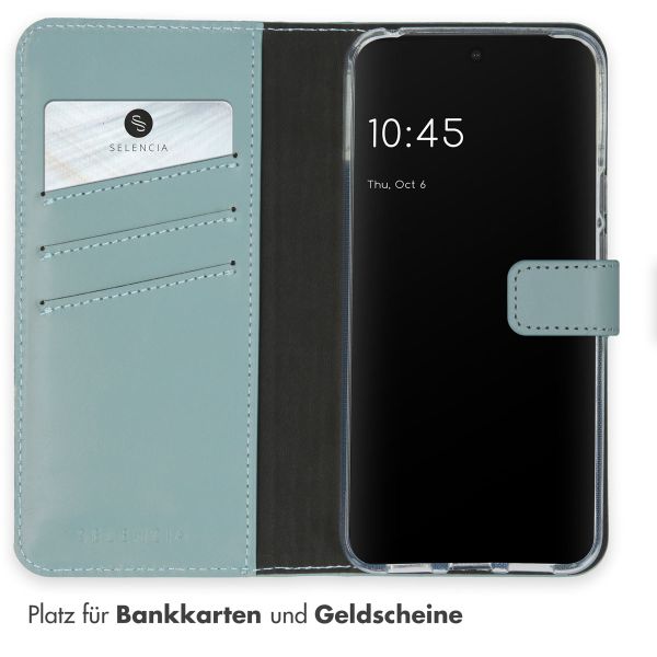 Selencia Echtleder Klapphülle Google Pixel 8 - Air Blue
