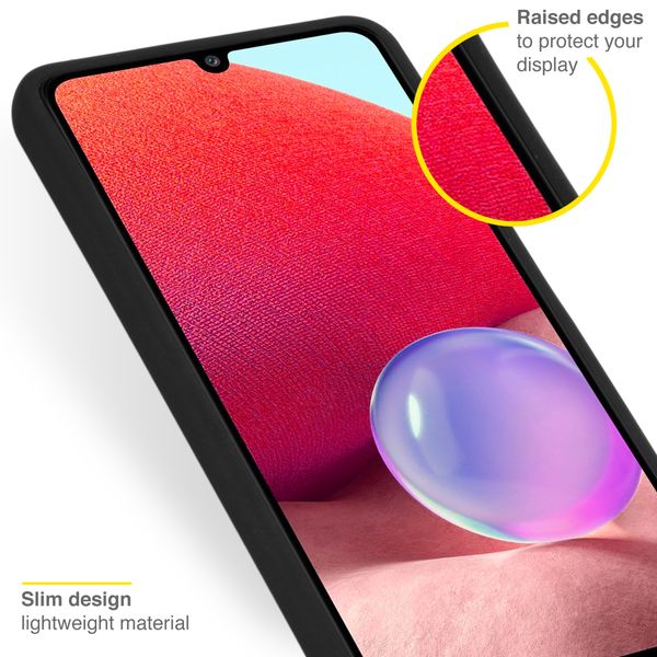 Accezz Liquid Silikoncase Samsung Galaxy A33 - Schwarz