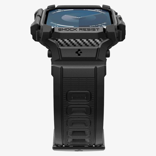 Spigen Rugged Armor™ Hülle für die Apple Watch Series 10 - 46 mm - Matt Schwarz