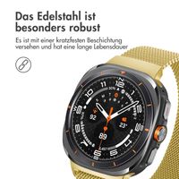 imoshion Magnetisches Milanaise Armband für das  Samsung Galaxy Watch Ultra (2024/2025) - Gold