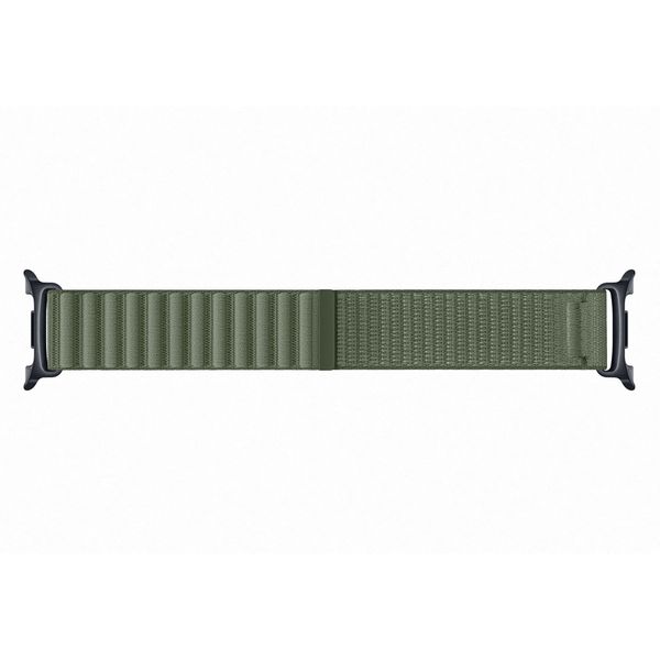 Samsung Original Fabric Armband für  Samsung Galaxy Watch 9 (40/44mm) / Watch 8 (40/44mm) / Classic (46mm) - Größe S/M - Olive