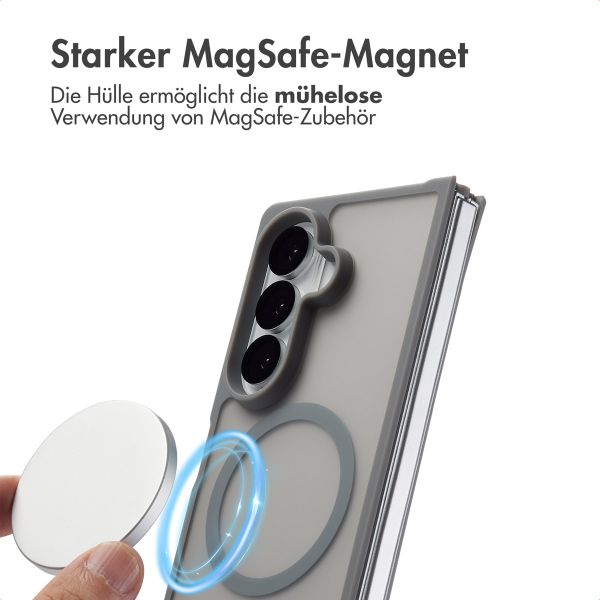 imoshion Color Guard Back Cover mit MagSafe Samsung Galaxy Fold 7 - Grau