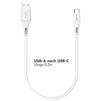 Accezz USB-C- auf USB-Kabel - 0,2 m - Weiß