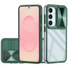 imoshion Back Cover mit Kameraschieber Samsung Galaxy S25 - Dunkelgrün