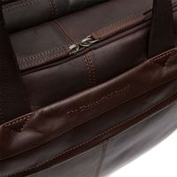 The Chesterfield Brand Ryan Laptoptasche 17 Zoll - Echtes Leder - Dunkelbraun