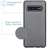 imoshion Luxuriöse Portemonnaie-Klapphülle Samsung Galaxy S10 - Grau