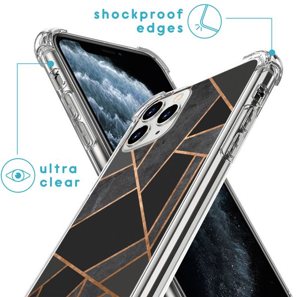 imoshion Design Hülle mit Band für das iPhone 11 Pro - Black Graphic