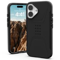 UAG Civilian Backcover MagSafe für das iPhone 16 - Black