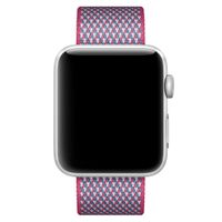 Apple Gewebtes Nylonarmband für die Apple Watch Series 1 bis 9 / SE (38/40/41 mm) | Series 10 (42 mm) - Berry