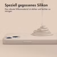 Accezz Liquid Silikoncase mit MagSafe Samsung Galaxy S23 FE - Stone