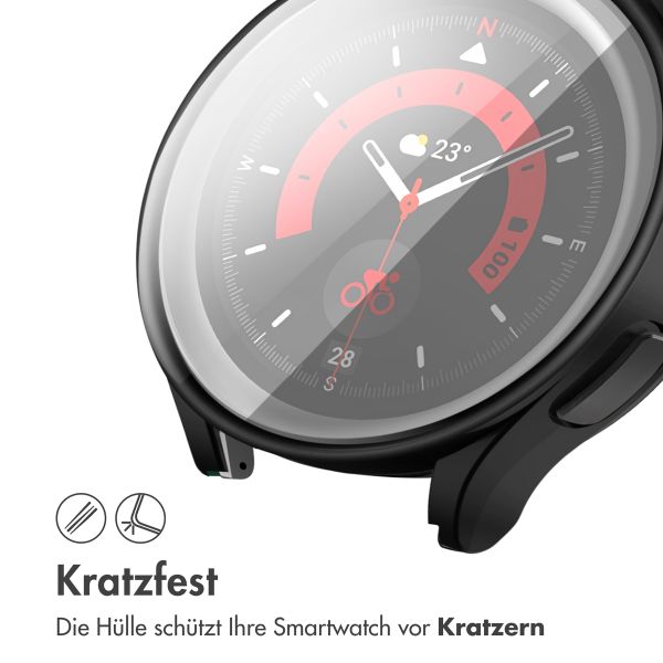 imoshion Full Cover Hard Case für das Samsung Galaxy Watch 4 40 mm - Schwarz