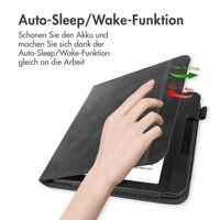 imoshion Klapphülle Sleepcover mit strap und stand Kobo Libra H2O - Schwarz